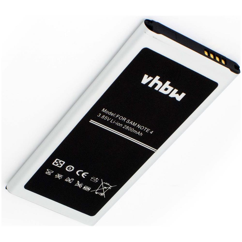 Li-ioni Batteria 2800mah (3.85v) Per Cellulare Telefono Smartphone Samsung Galaxy Note 4 Come Eb-bn910bbe. - Foto 1