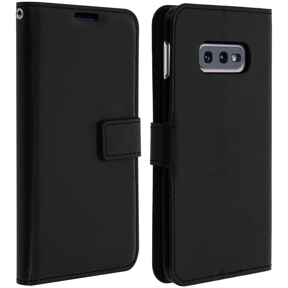 Custodia A Libro Galaxy S10e Portacarte Funzione Supporto - Nero - Foto 1