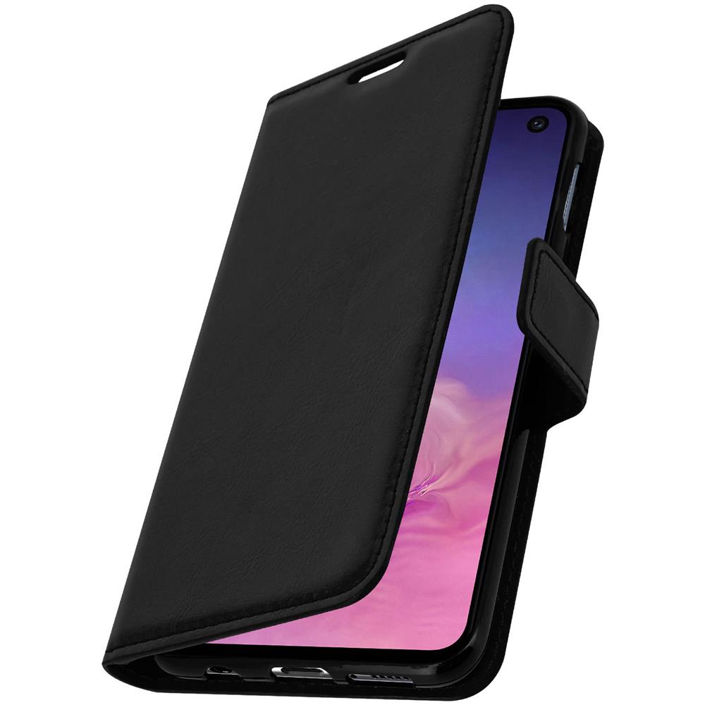 Custodia A Libro Galaxy S10e Portacarte Funzione Supporto - Nero - Foto 5