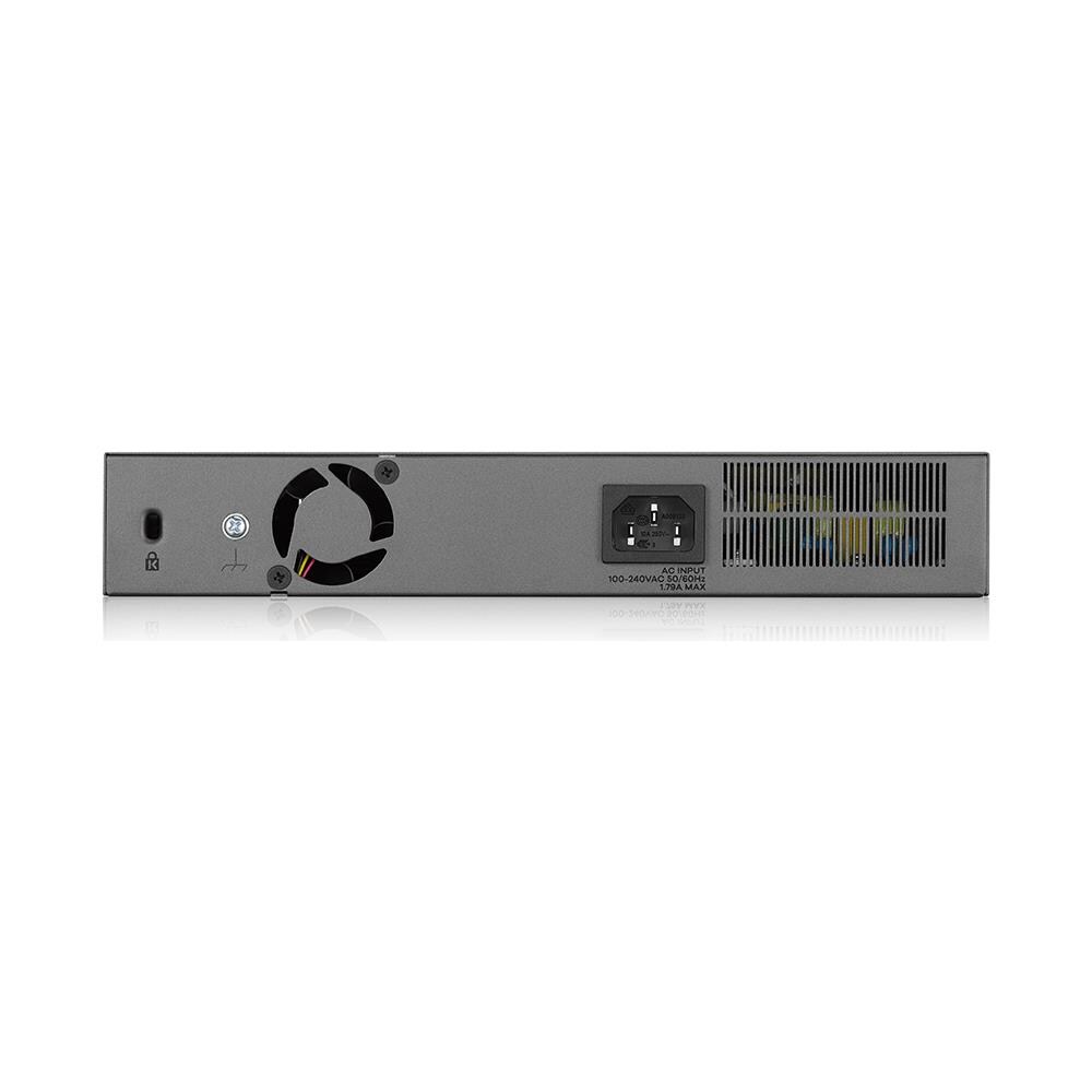 Switch GS1350-12HP 8 Porte Ethernet PoE 10 / 100 / 100 Mbps RJ45 con 2 Porte SFP e 2 Porte Gigabit Uplink Managed - Foto 4