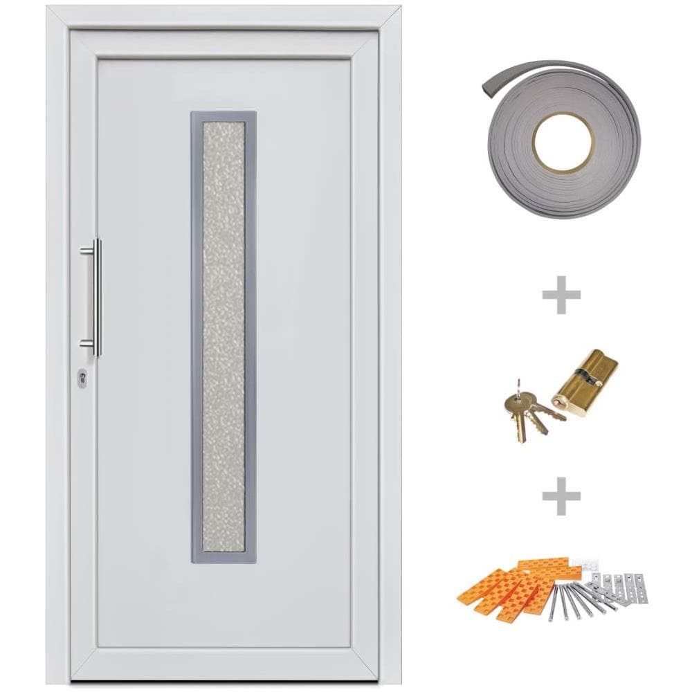 Porta Di Ingresso Bianca 98x200 Cm - Foto 1