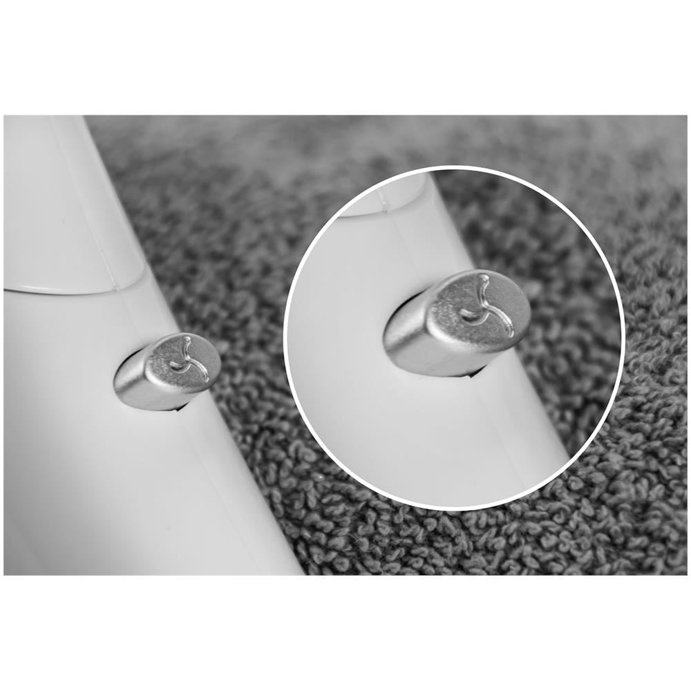 Asciugacapelli Adler Ad 2225 2200 W, Numero Di Impostazioni Di Temperatura 2, Bianco / argento - Foto 17