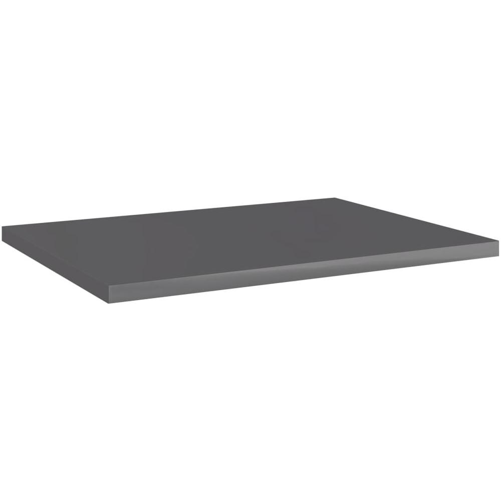 Ripiani per Libreria 4pz Grigio Lucido 40x30x1,5cm Multistrato - Foto 2