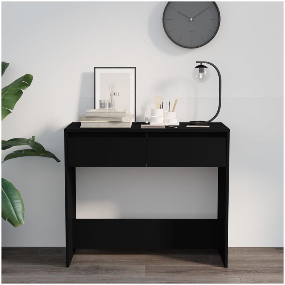 Tavolo Consolle Nero 89x41x76,5 Cm In Acciaio - Foto 3