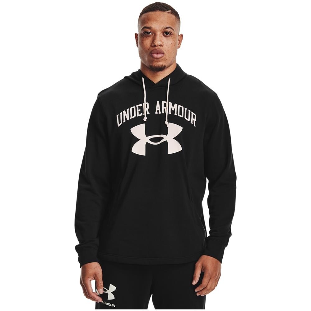 Ua Rival Terry Big Logo 1361559-001, Uomini, Nero, S - Foto 1