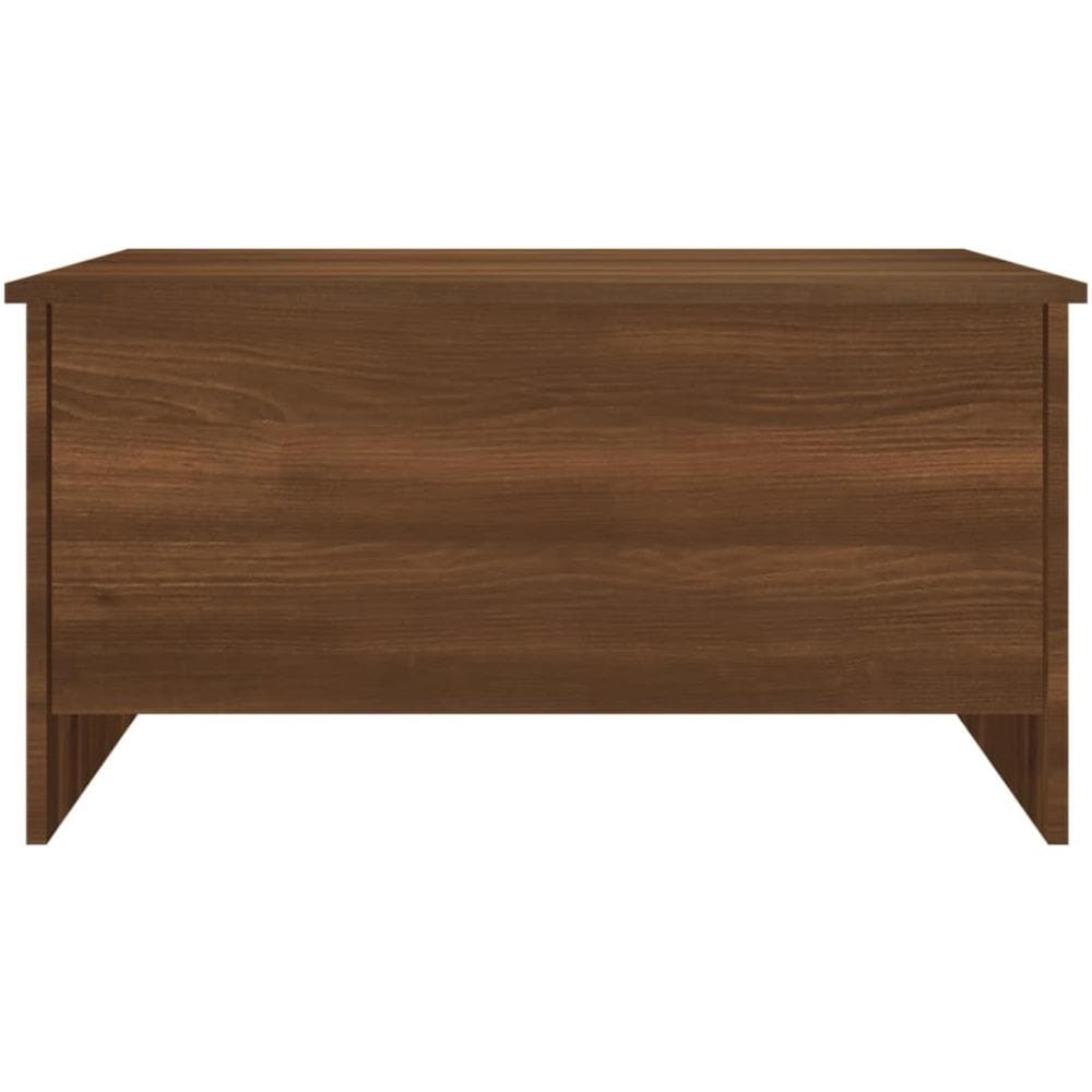 Tavolino Rovere Marrone 80x55,5x41,5 Cm In Legno Multistrato - Foto 3