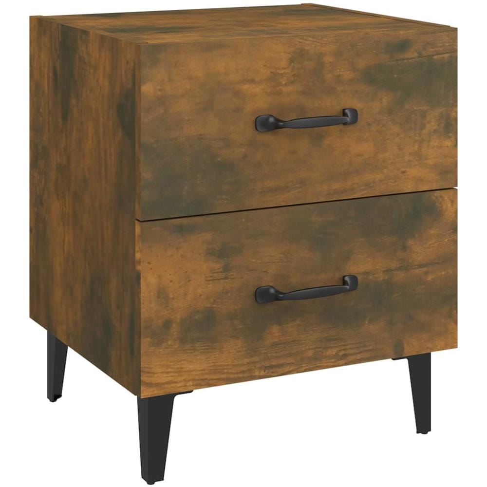 Comodino Rovere Fumo 40x35x47,5 Cm - Foto 1
