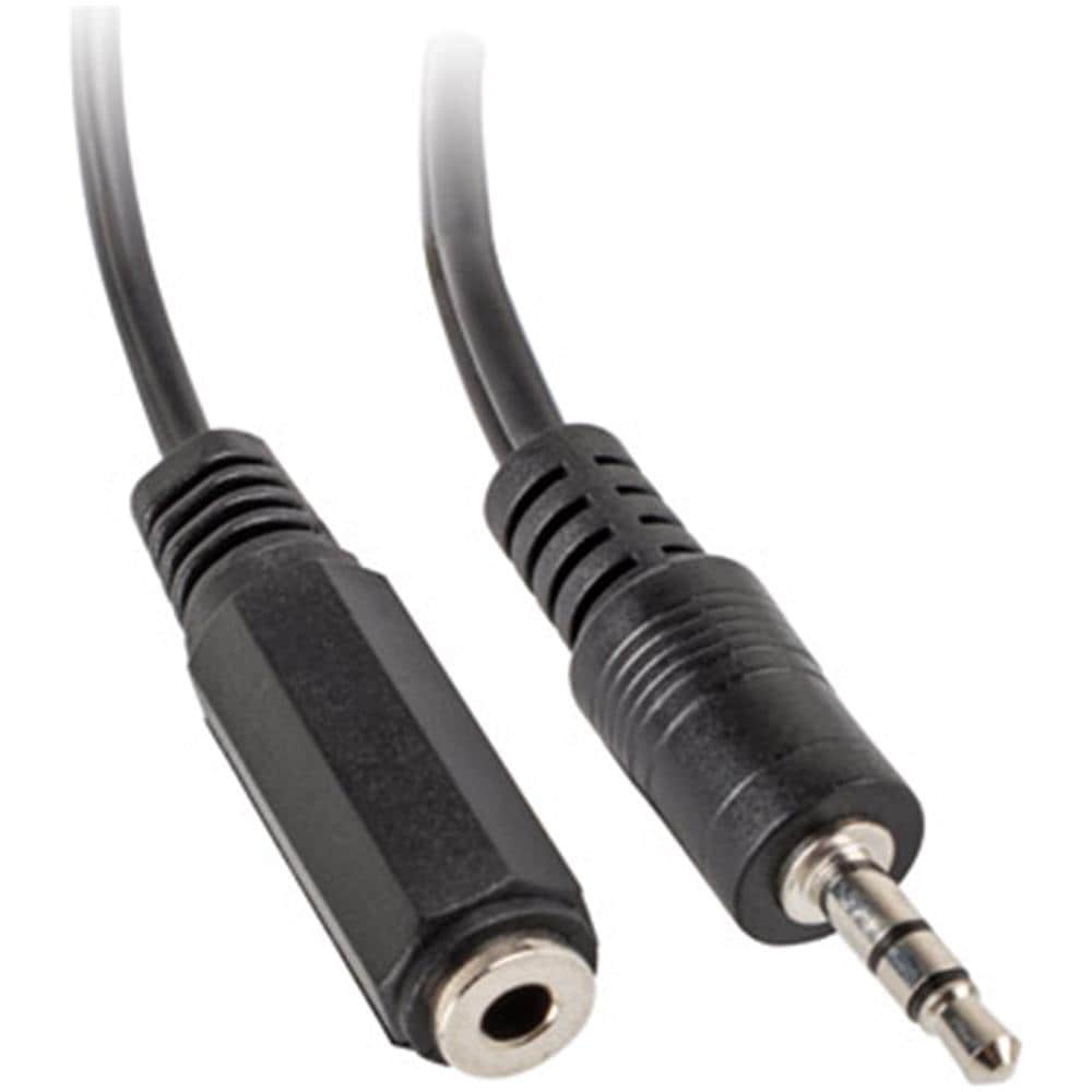 Adattatore Jack Stereo Da 3,5 Mm Maschio A 3 Pin A 2x Jack Stereo Da 3,5 Mm A 3 Pin Femmina Da 10 Cm Nero - Foto 1