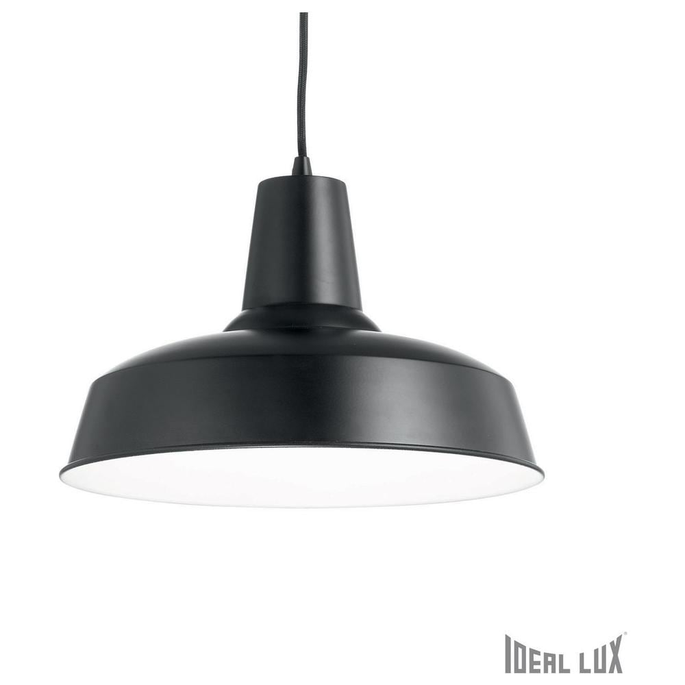 Lampada A Sospensione Moby Sp1 Nero Max 1 X 60w E27 - 240v - Foto 1