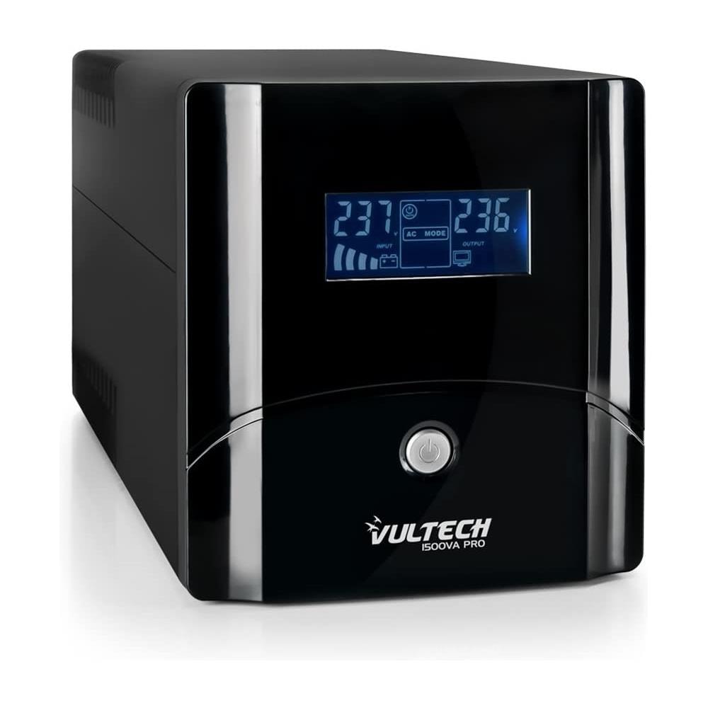 Gruppo di Continuità UPS UPS1500VA-PRO 1500 VA / 800 W 4 Prese Bipasso / Schuko + 1x IEC13 - Foto 1