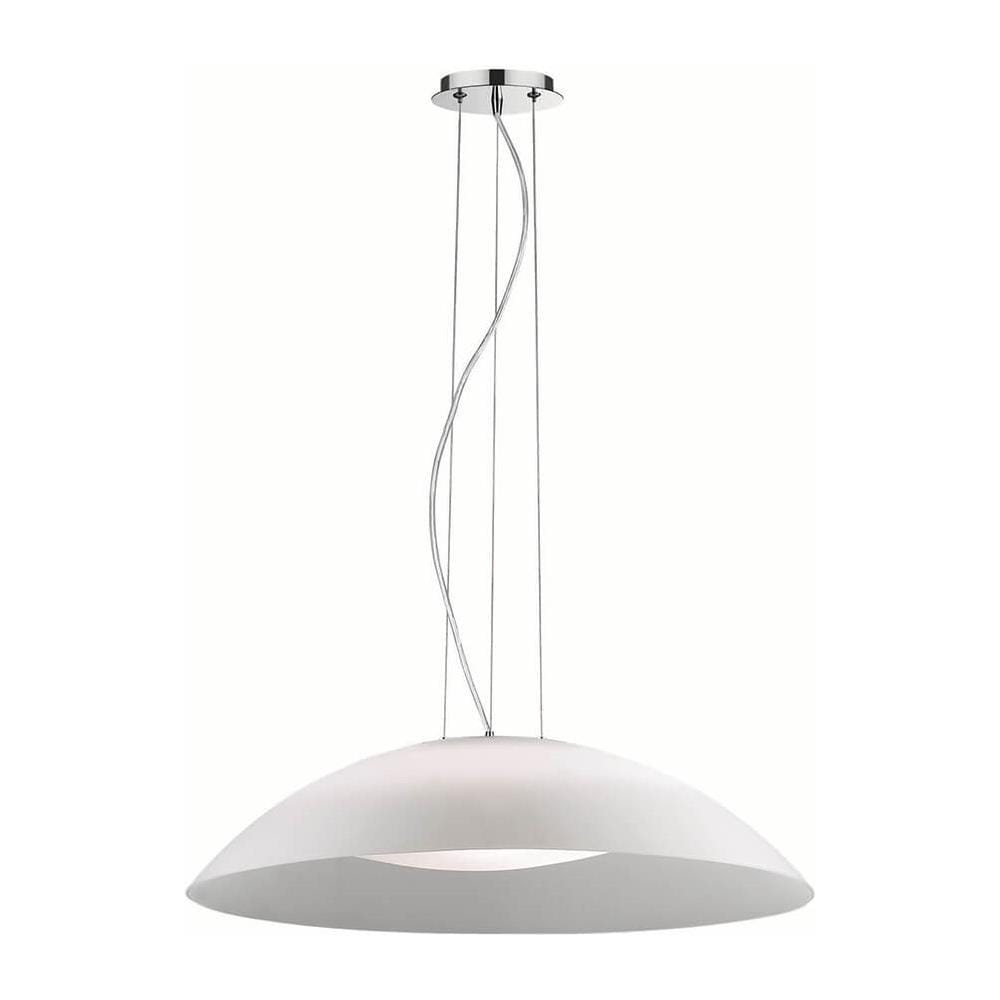 Lampada A Sospensione 3 X 60w E27 Bianco - Foto 1