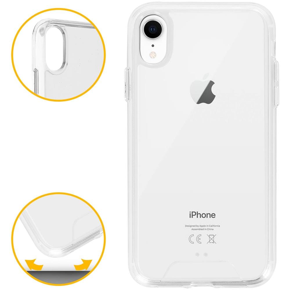 Cover Apple Iphone Xr Cover Crystal Bi-materia - Trasparente - Foto 5