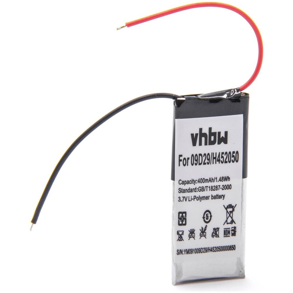 vhbw - Batteria Li-polymer 400mah (3.7v) Per Cuffie, Auricolari Cardo Scala  Rider Solo Come H452050, 09d29. - ePRICE