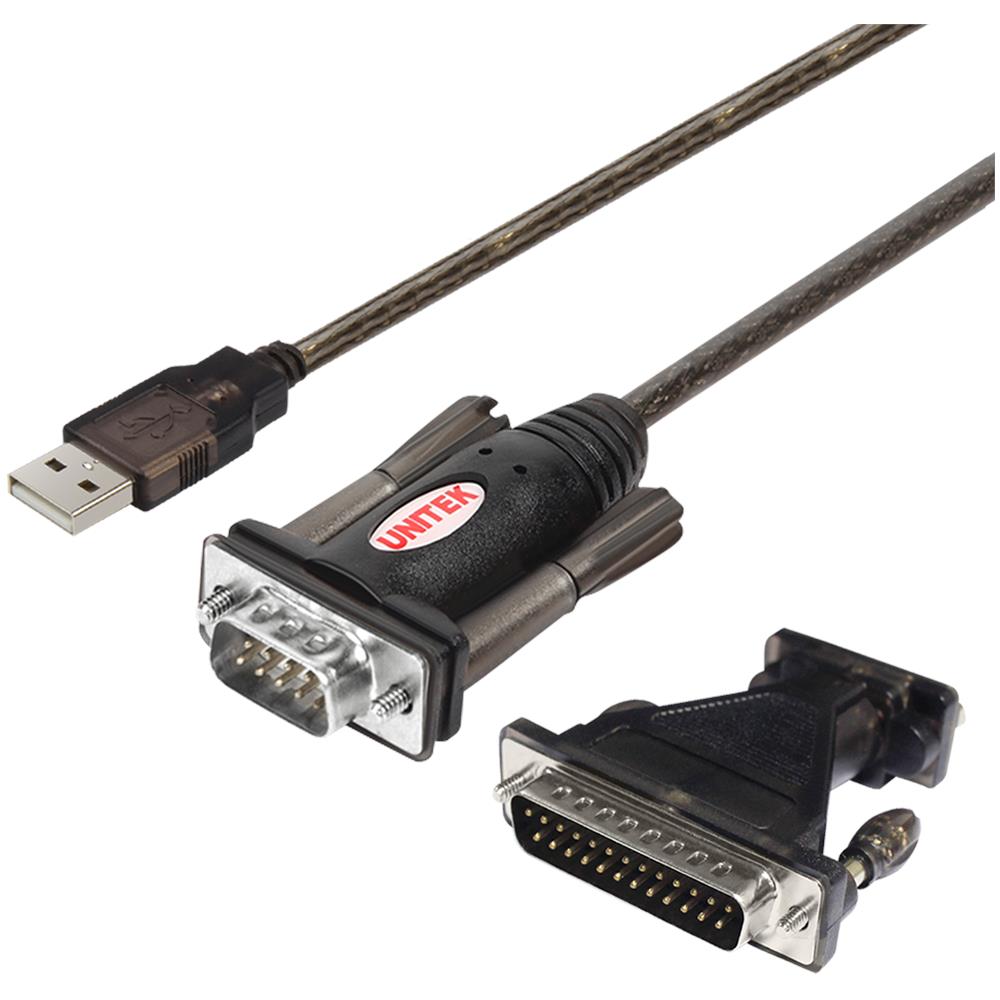 Y-105A USB v. 1.1. DB9F / DB25M Nero cavo di interfaccia e adattatore - Foto 1