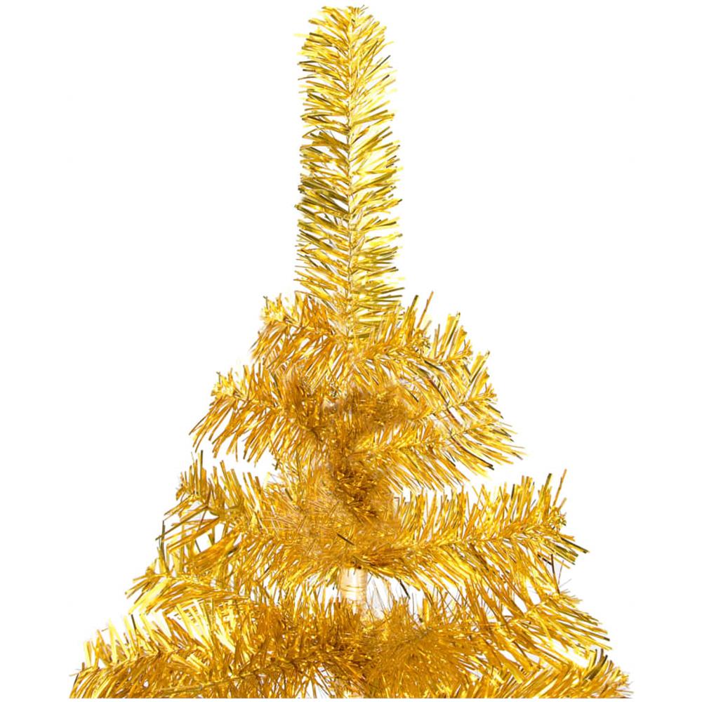 Set Albero Natale Artificiale con LED e Palline Oro 120cm PET - Foto 3