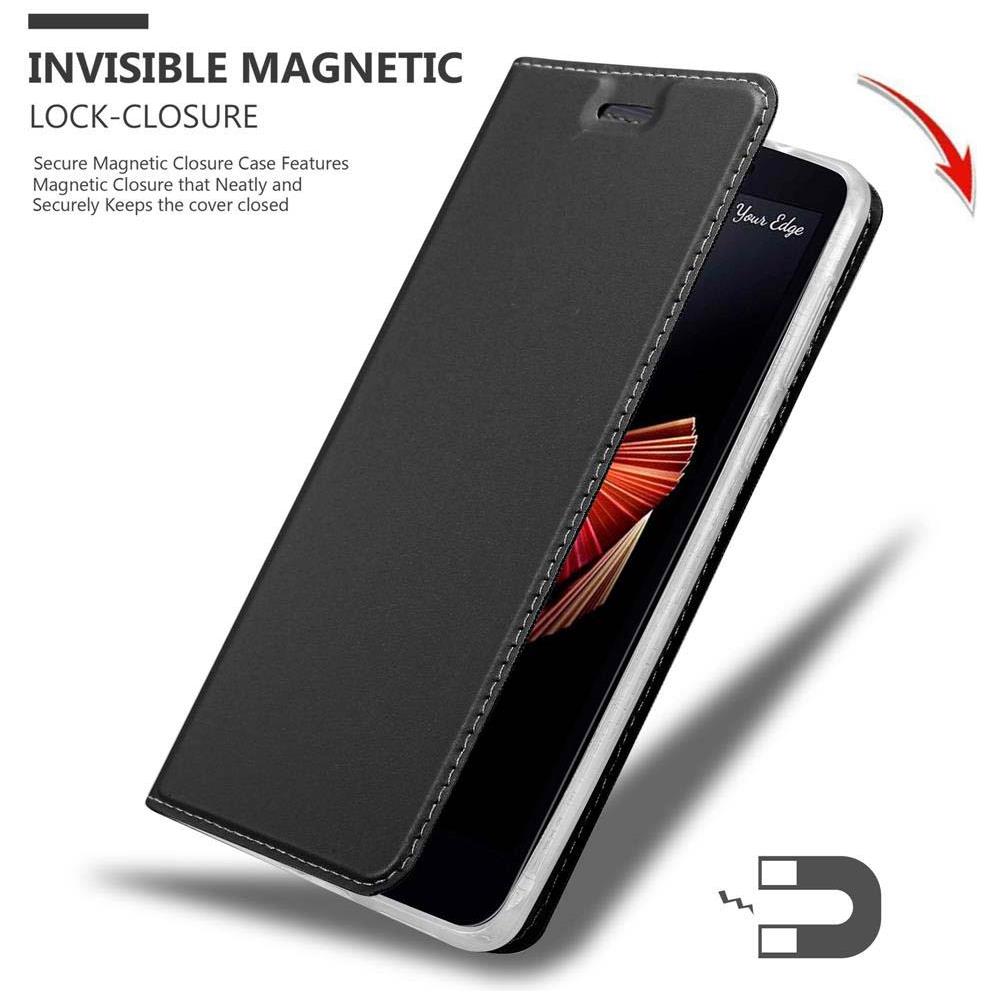 Custodia Compatibile Con Lg X Screen In Classy Nero - Coperchio Protettiva Con Chiusura Magnetica, Funzione Stand E Tasca Per Le Carte - Foto 8