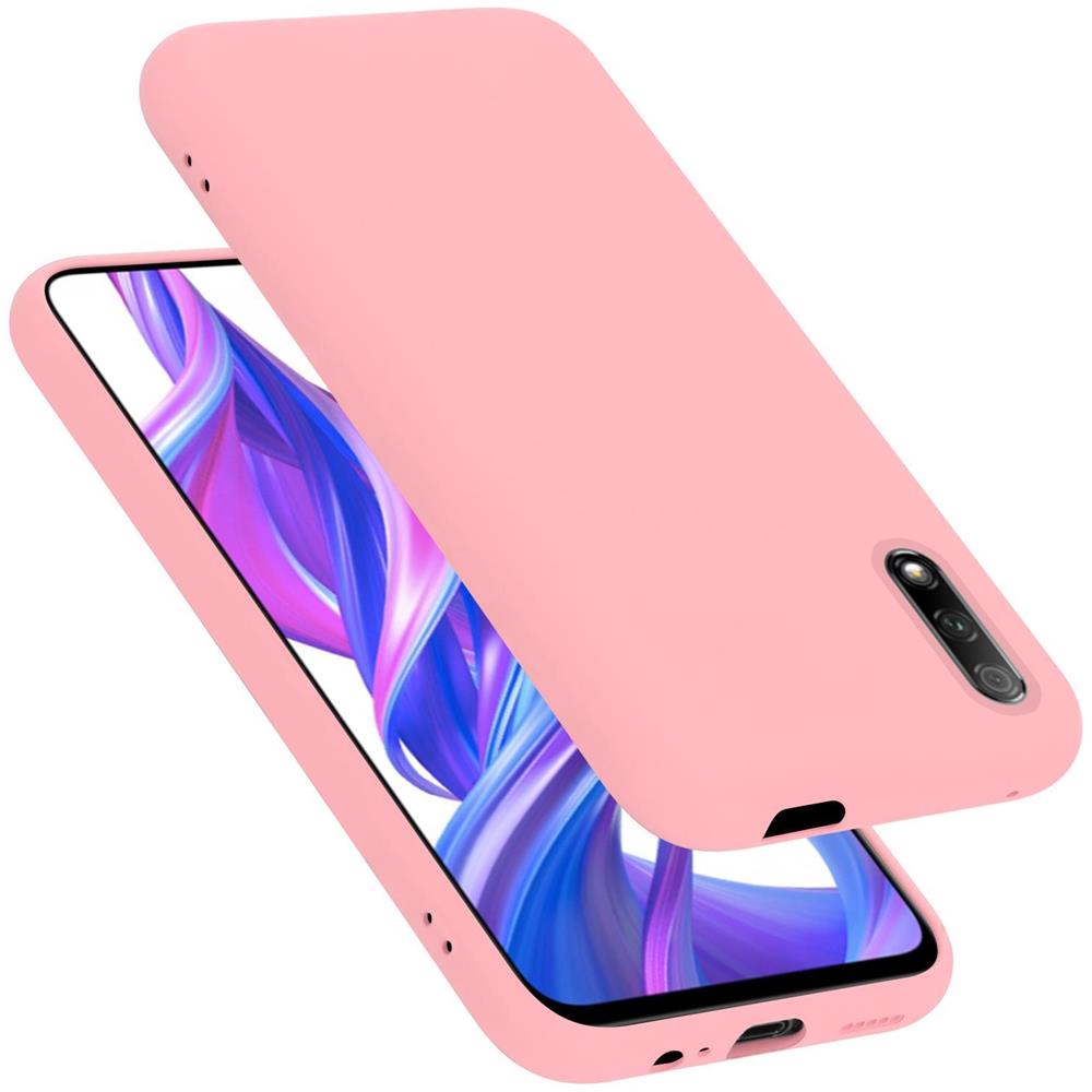 Custodia Compatibile Con Honor 9x In Liquid Rosa - Coperchio Protettivo In Silicone Tpu Flessibile - Foto 1