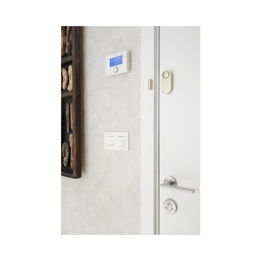 Al013 Allarme Per Casa E Abitazioni | Sensore Di Allarme Per Porte E Finestre Con 2 Telecomandi | Alarme Sonoro Wireless Con Batteria | Antifurto Porta | Dorato - Foto 3