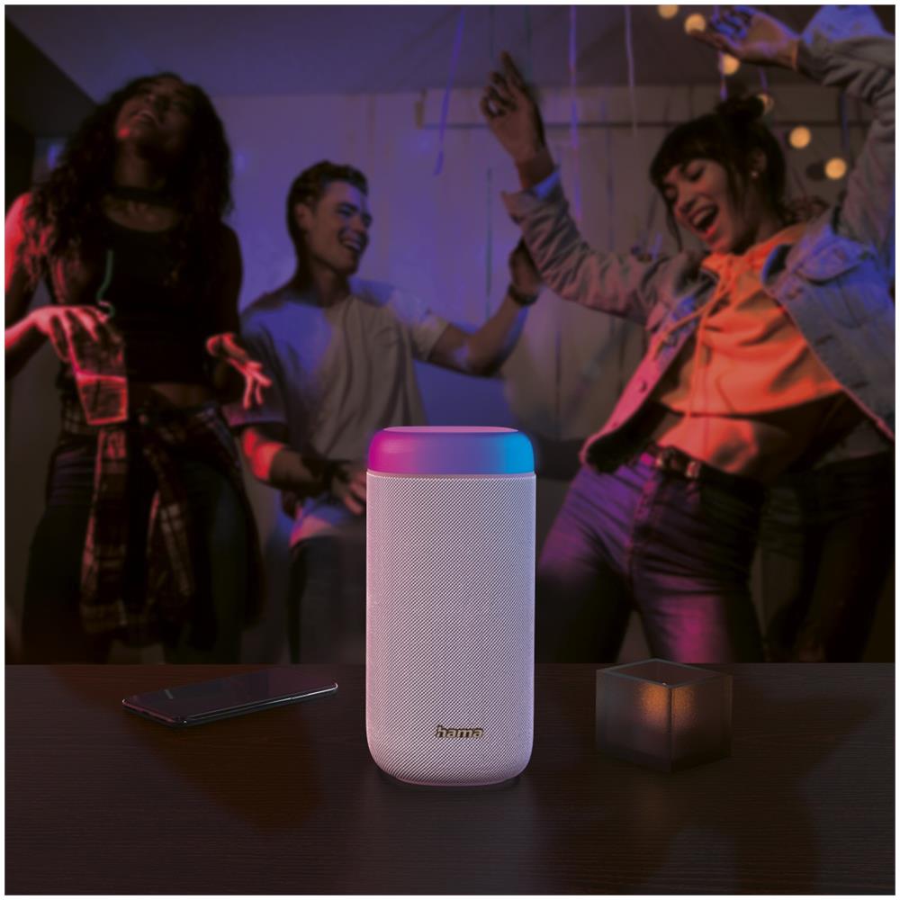 Altoparlante Bluetooth Portatile Stereo Shine 2.0 Colore Bianco - Foto 4