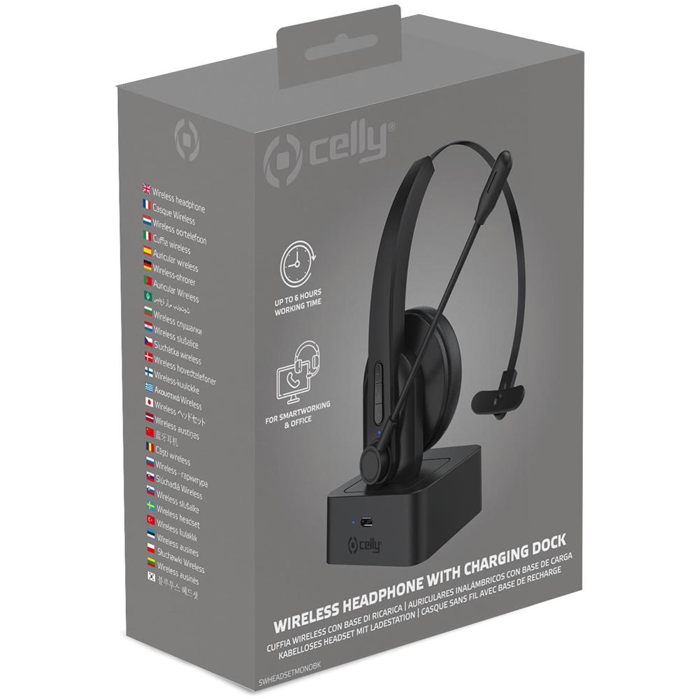 =>>SW HEADSET WIRELESSMONO BK - Foto 3