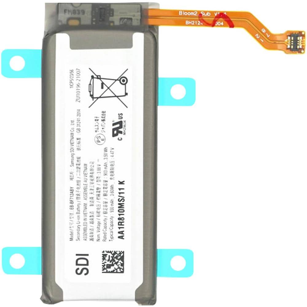 Batteria Secondaria Galaxy Z Flip3 930mah Originale Eb-bf712aby - Foto 1