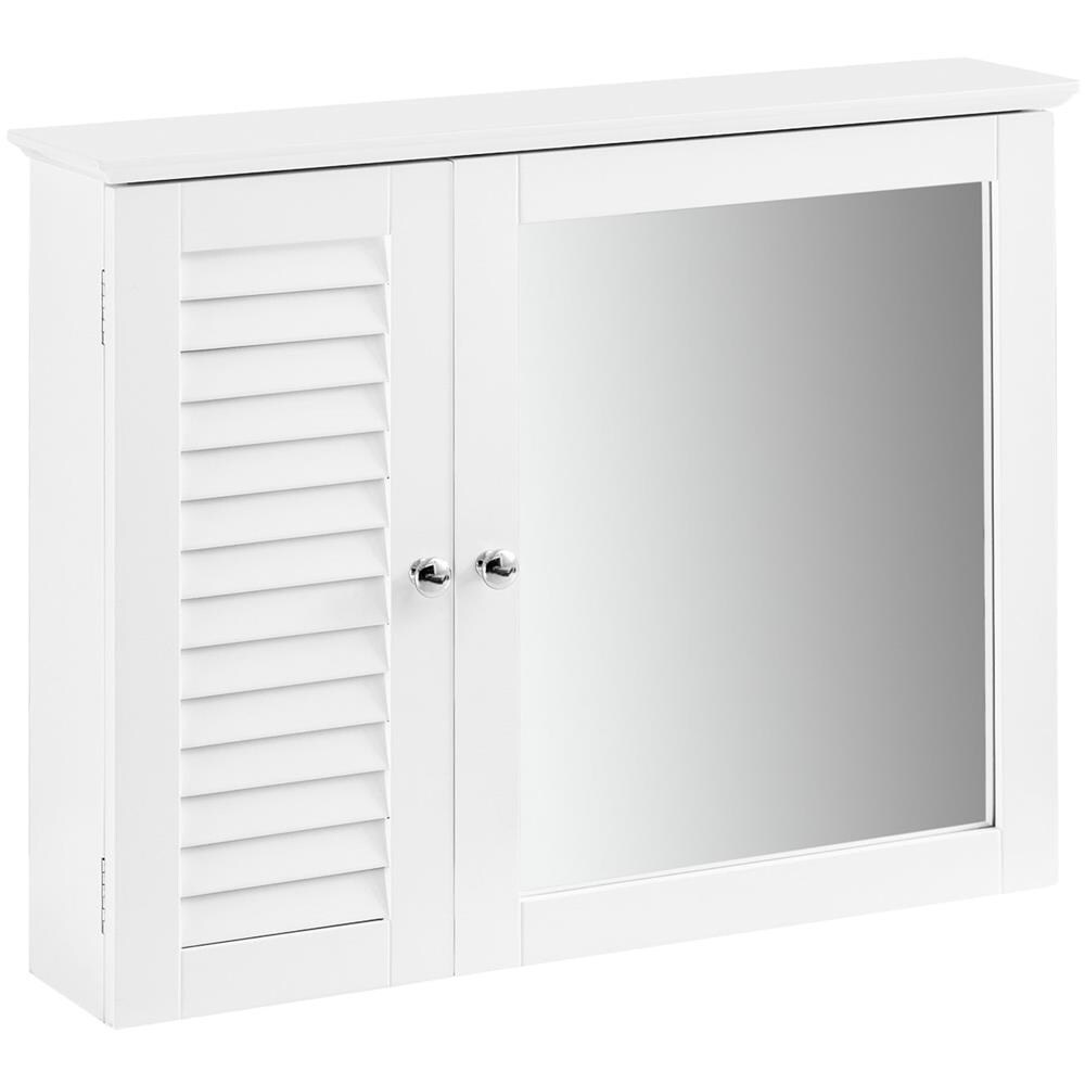 Armadietto Pensile Per Bagno O Cucina Mobiletto Bagno Pensile Bagno Pensile Cucina Mobilletto Bagno Parete Bianco Bzr55-w - Foto 1