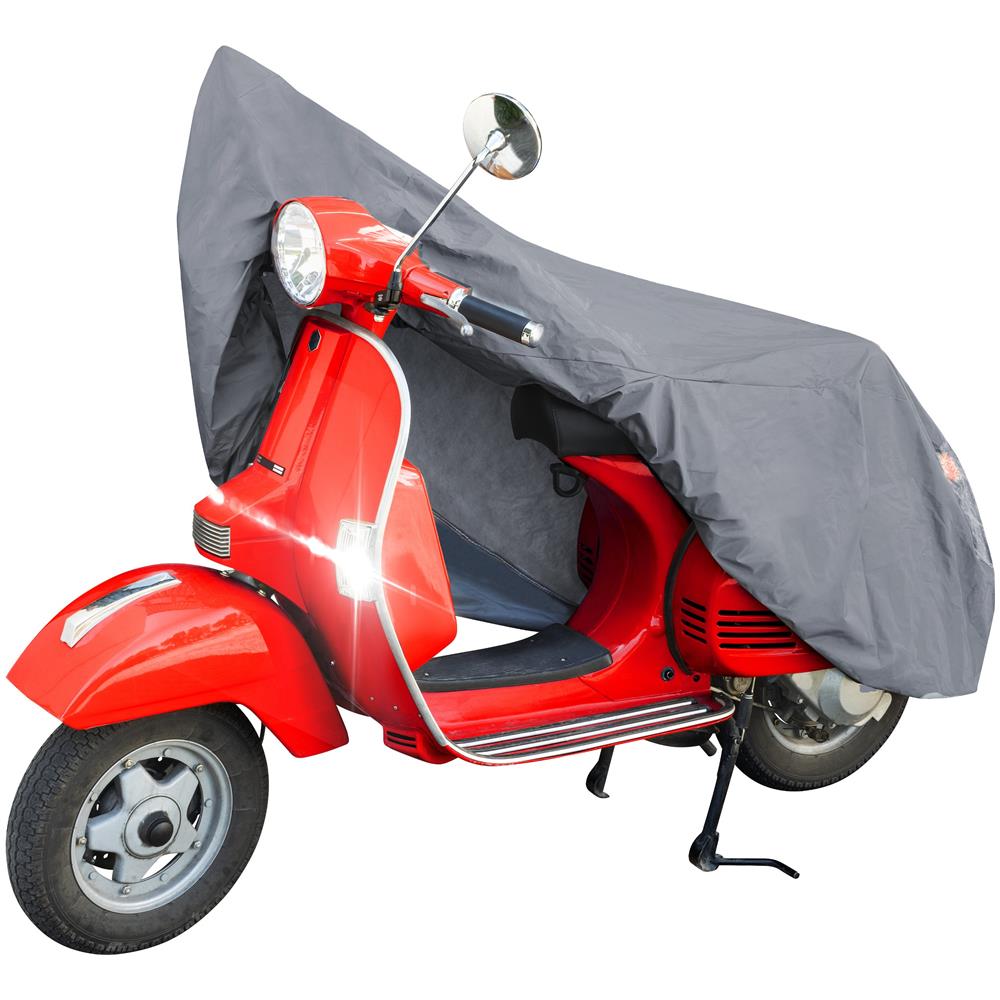 Garage Per Motociclette Dimensioni Scooter S Pvc - 185 X 90 X 110 Cm Grigio - Foto 1