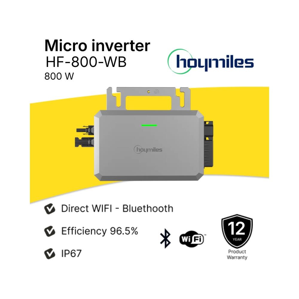 Kit solare plug & play Eco 800 W · 2 pannelli Canadian 460 W + microinverter + cavo Schuko da 5 m - Foto 2