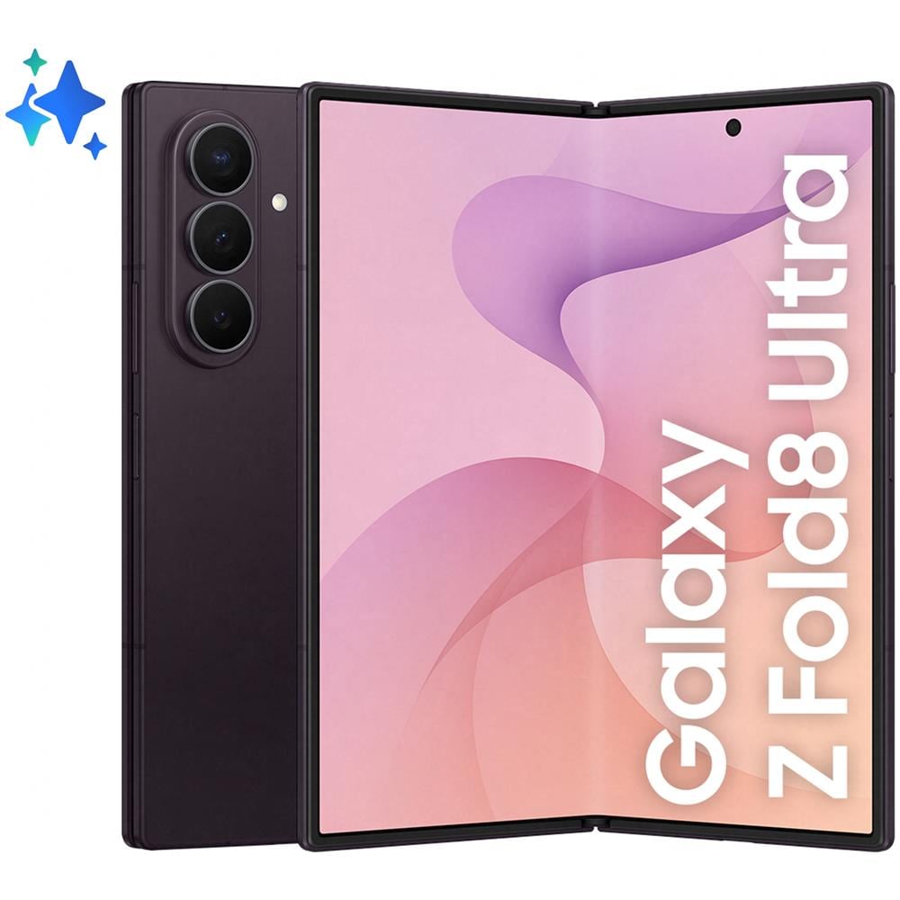 Galaxy Z Fold8 Ultra 5G 1TB 16GB Ram Main Display 8" Amoled 2x 120Hz Sec Display 6.5" Amoled Main Camera 200+20+10MP Selfie 10MP DualSim (1 nano+eSim) Android Sanapdragon 8 Elite Gen5 5000mAh Violet Shadow Europa - Foto 1