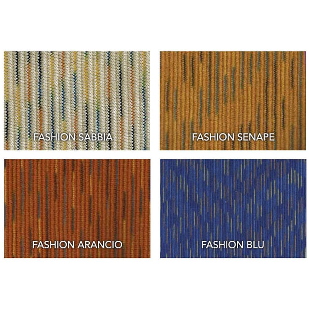 Copridivano Copripoltrona Elasticizzato Made In Italy Modello Fashion L.T 2 Posti Arancio - Foto 1