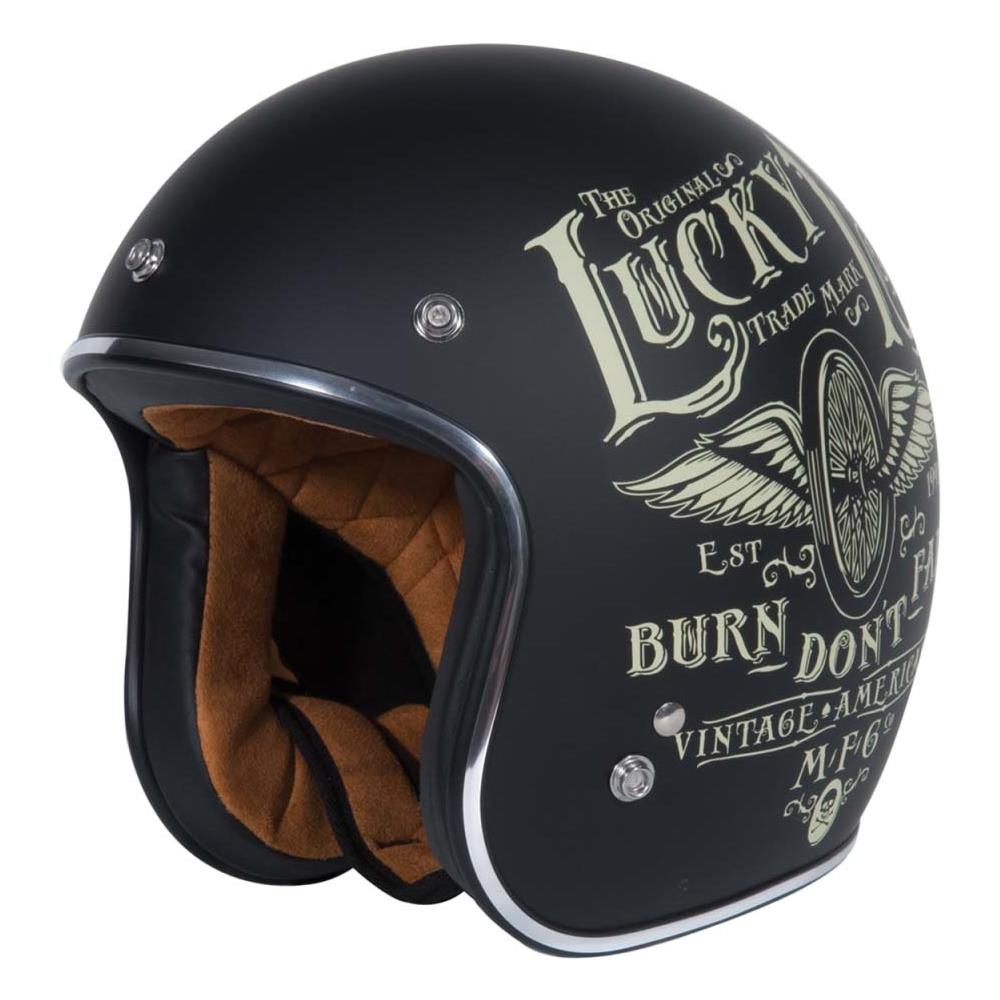 Casco Jet Primo Flying Wheel Xs Nero Opaco - Foto 2