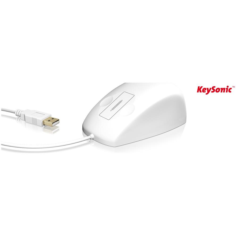 Mouse Silicone Usb Impermeabile e Antipolvere per IP68 Colore Bianco - Foto 1