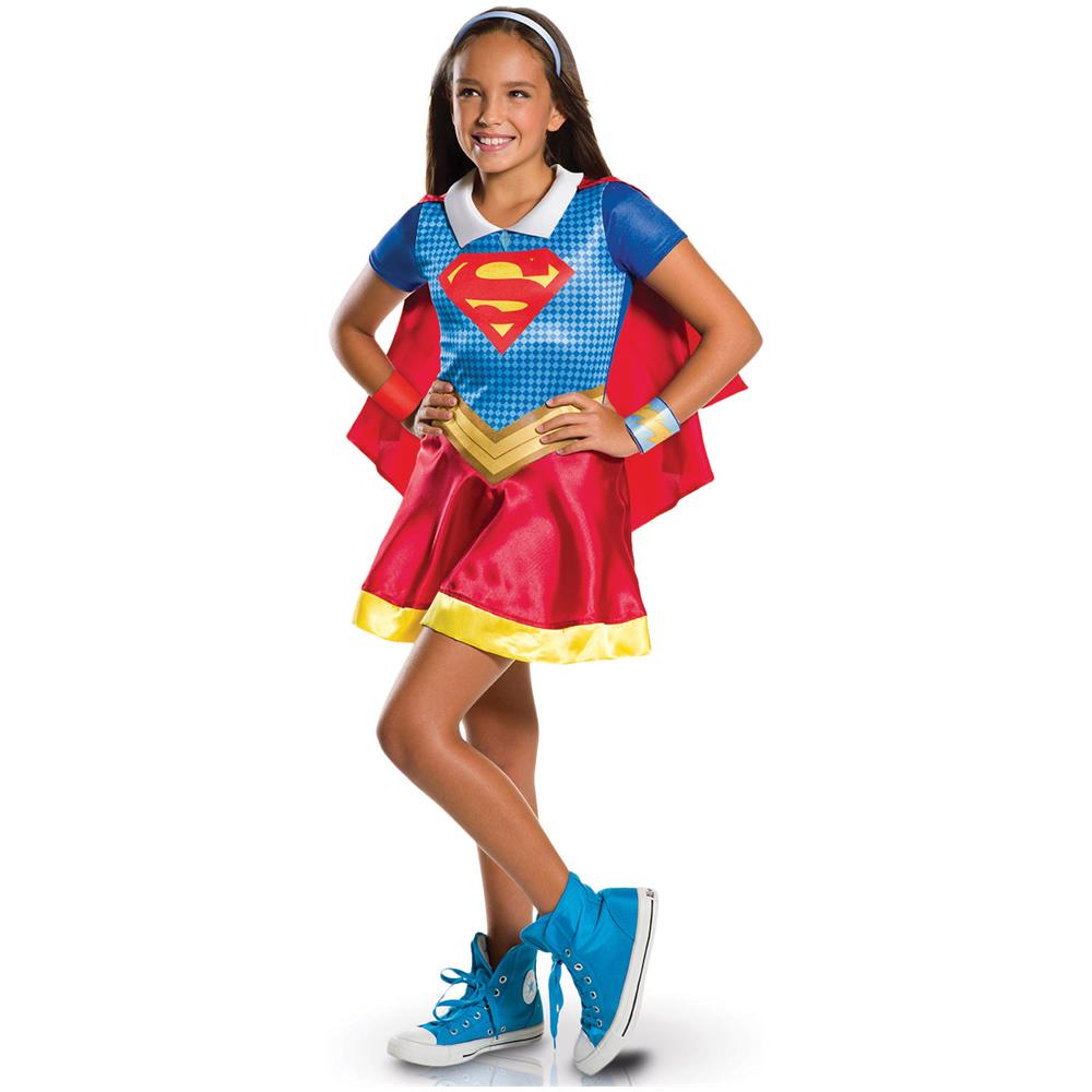 Costume Classico Supergirl - Superhero Girlbambina - Taglia: 3/4 Anni (104 Cm)  - Foto 1