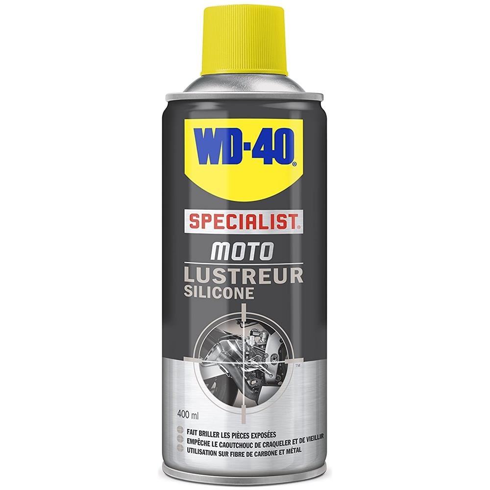 Lucidante Spray Al Silicone Per Moto Bomboletta 400 Ml Serie Specialist - Foto 3