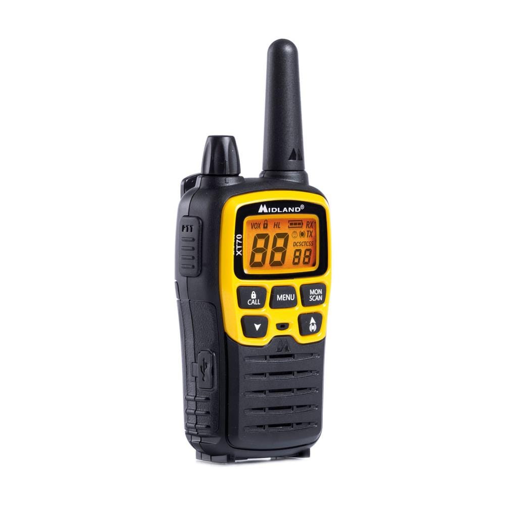 XT70 Adventure 93canali 433.075 - 446.09375MHz Nero, Giallo ricetrasmittente - Foto 2