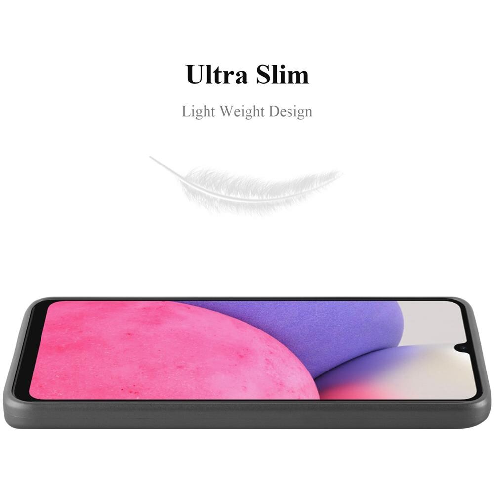 Custodia Compatibile Con Samsung Galaxy A33 5g In Grigio Metallico - Coperchio Protettivo In Silicone Tpu Flessibile - Foto 2