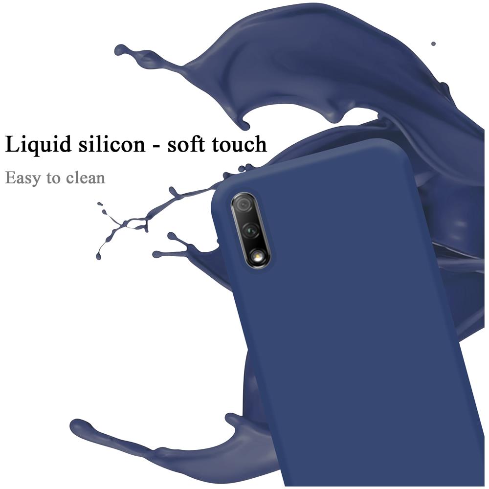 Custodia Compatibile Con Honor 9x In Liquid Blu - Coperchio Protettivo In Silicone Tpu Flessibile - Foto 2