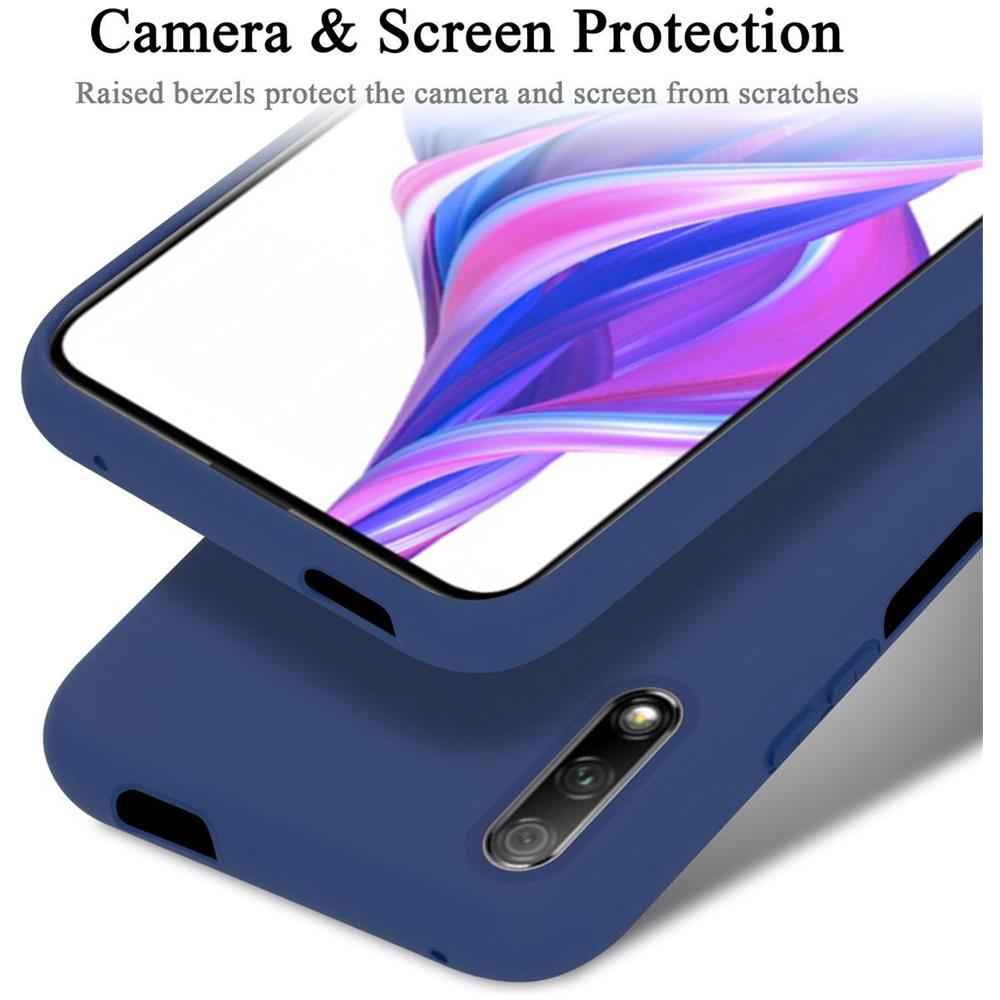 Custodia Compatibile Con Honor 9x In Liquid Blu - Coperchio Protettivo In Silicone Tpu Flessibile - Foto 4