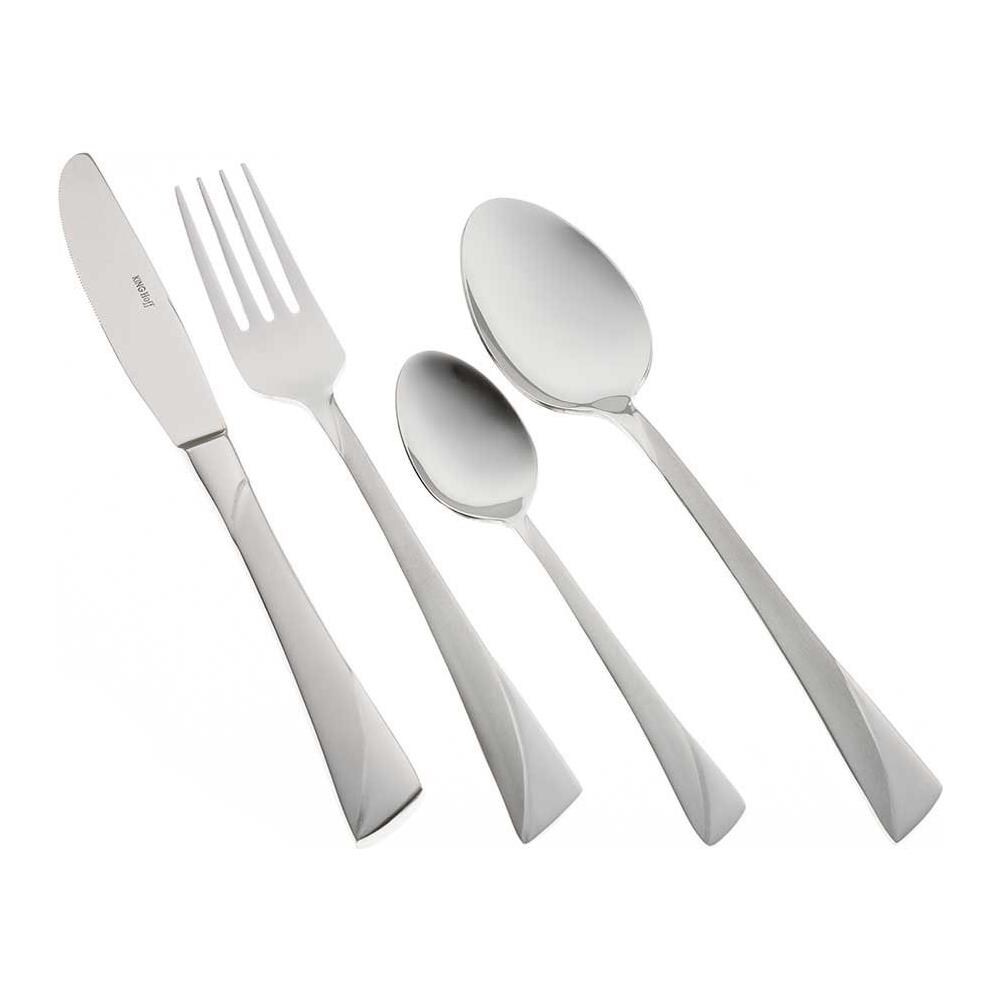 Set Di Posate In Acciaio Inossidabile Lucido Kh-1350 Da 24 Pezzi - Foto 1