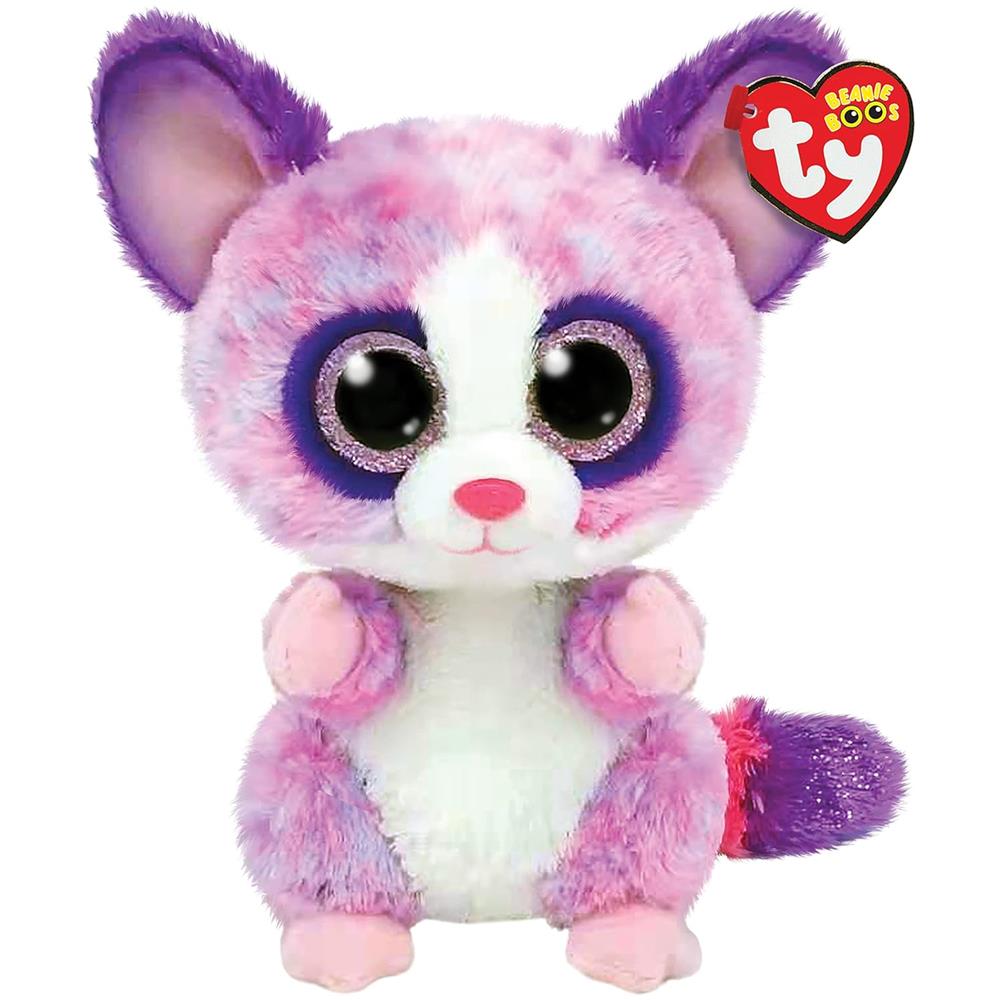 Beanie Boos Becca Peluche 15 Cm Rosa e Viola - Foto 1