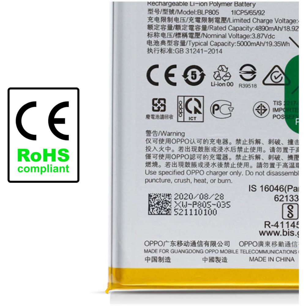 Batteria Interna A53, A53s, A3 5000mah Originale Blp805 - Foto 5