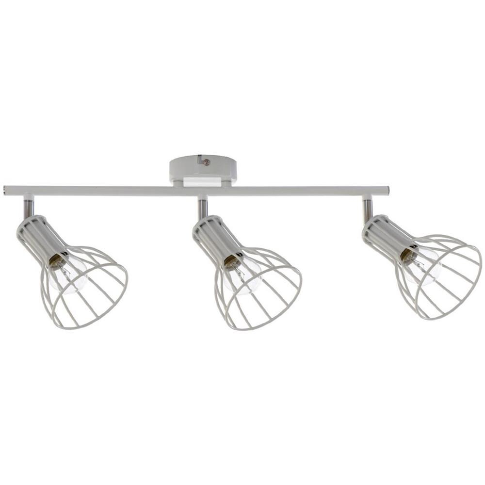 Faretto Megan - Arredo Design Illuminazione - Per Salotto, Soggiorno, Camera, Bagno, Ufficio - Faro - Argento, Bianco In Metallo - 13 X 9,5 X 14,5 - Foto 1