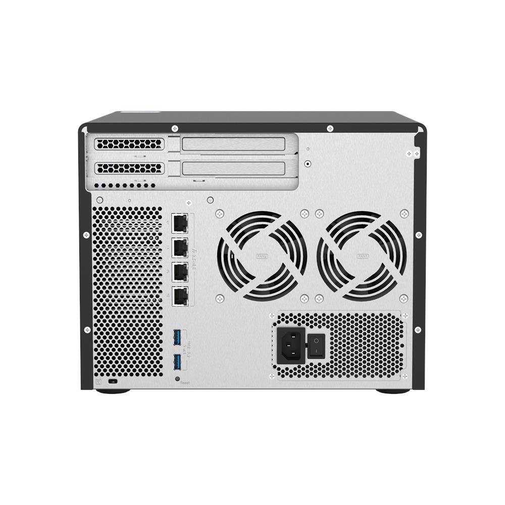 Qnap Ts-h886 Nas Chassis Tower Xeon D-1602 3.2ghz Ram 8gb-8 Bay Hdd /ssd 2.5"" / 3.5"" 2 Slot M. 2-lan 10/100/1000/2500 Mbps Black - Foto 6