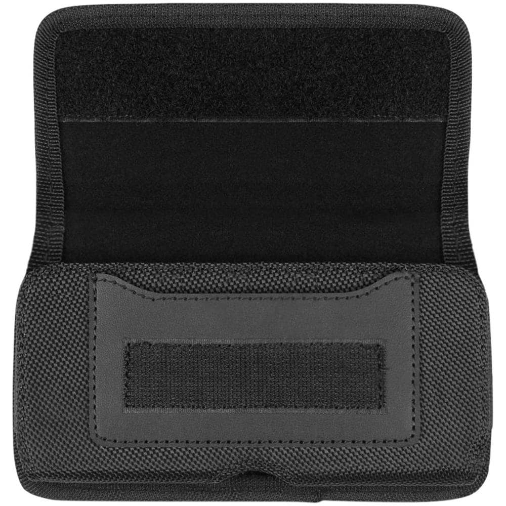 Custodia Da Cintura Orizzontale Per Smartphone 6,1 Pollici Nylon 2 Fissaggi Nera - Foto 5