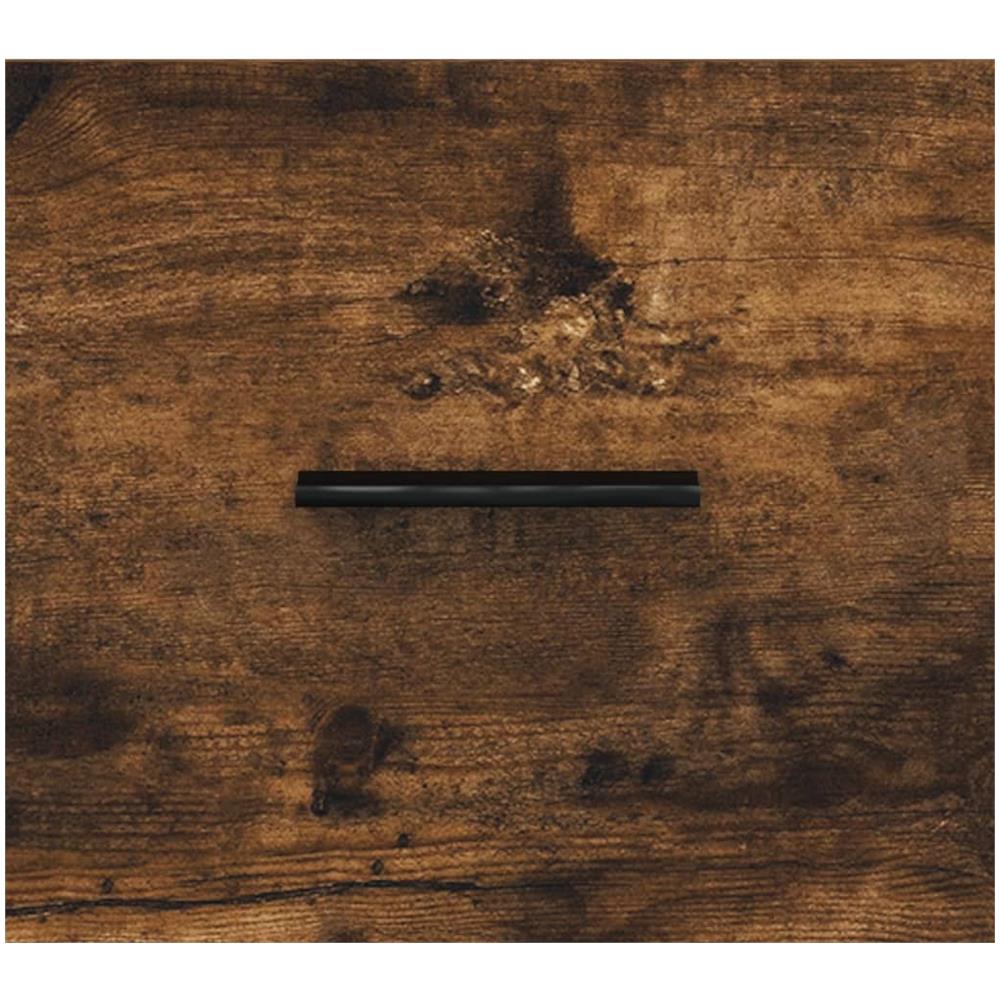 Panca Porta Scarpe Rovere Fumo 102x35x55 Cm Legno Multistrato - Foto 2