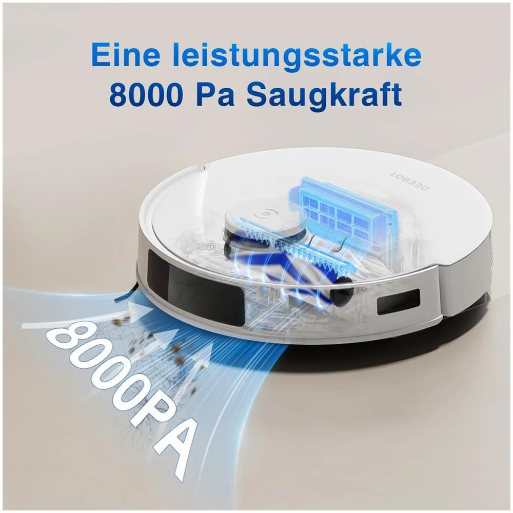 DEEBOT N20 aspirapolvere robot 0,4 L Senza sacchetto Bianco - Foto 2