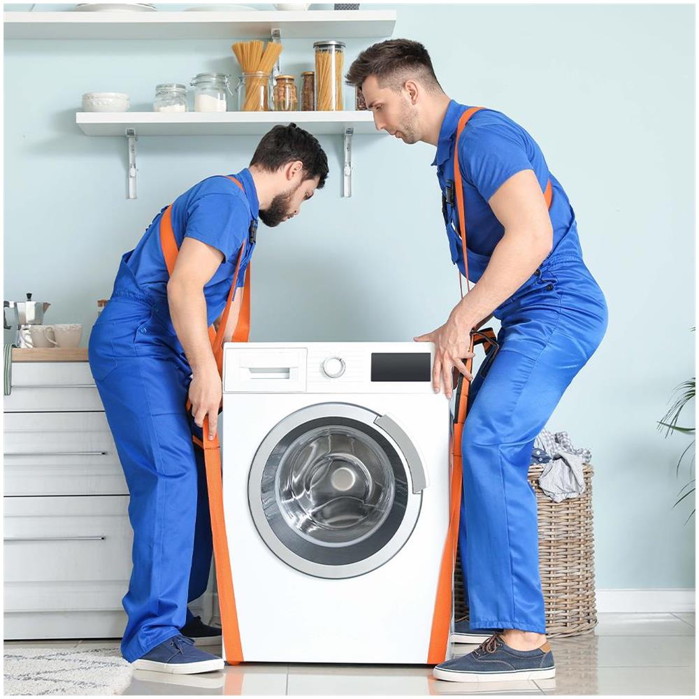 Set 2 Cinghie per Mobili Peso Massimo 150 kg Traslochi Sollevamento Regolabili - Foto 4