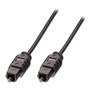 NEDIS Cavo Audio Digitale Ottico Toslink Maschio-maschio, 2 Metri, Rotondo, Nero