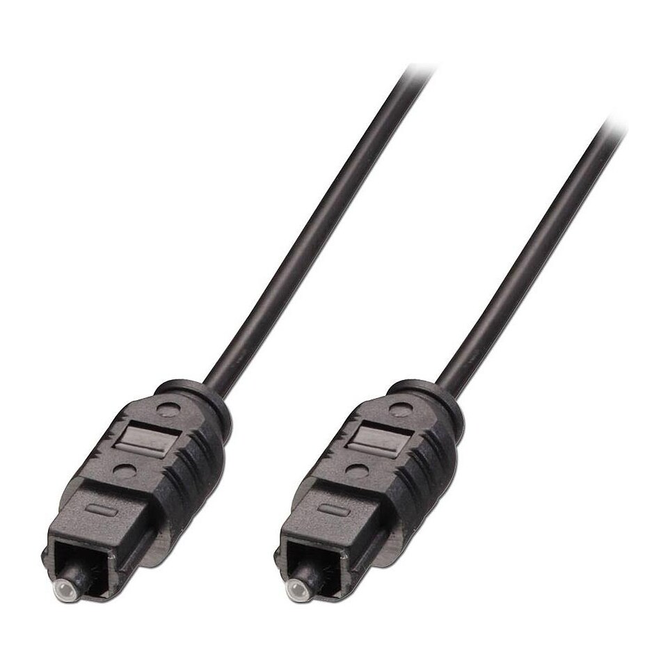 NEDIS Cavo Audio Digitale Ottico Toslink Maschio-maschio, 2 Metri, Rotondo, Nero