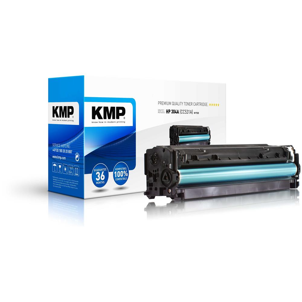 TONER - H-T123 Ciano per HP LaserJet CP2025 / CM2320 Capacità 2800 Pagine - Foto 1